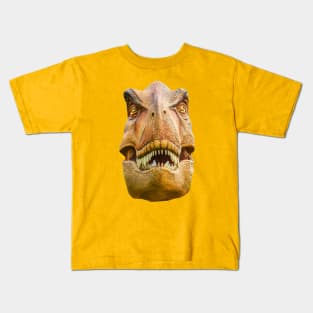 T Rex head Kids T-Shirt